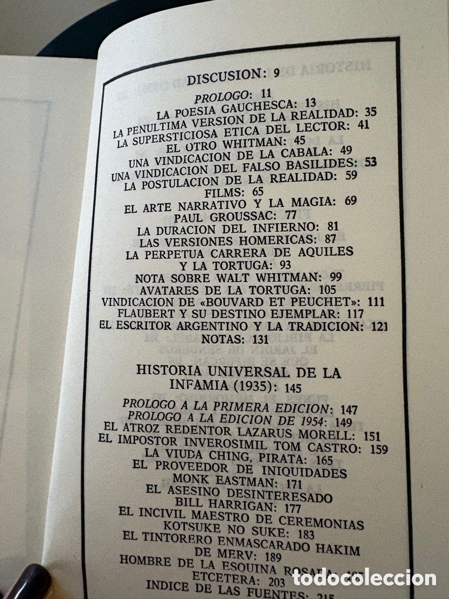 Libros de segunda mano: Borges . Prosa Completa . 2 vol&uacute;menes. - Foto 9