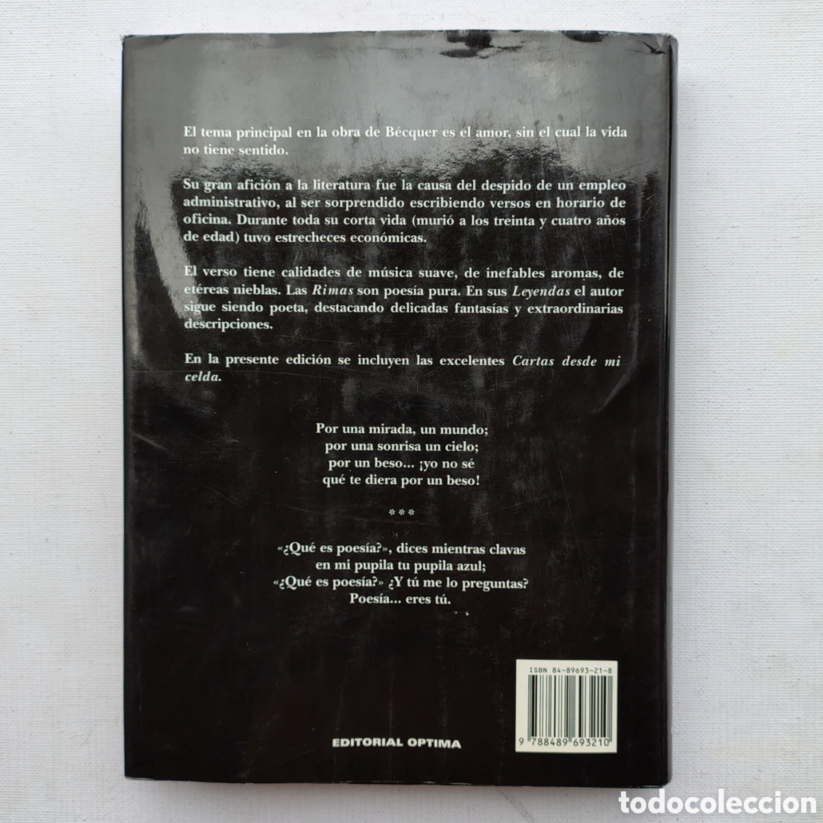 Libros de segunda mano: Rimas y Leyendas &ndash; Gustavo Adolfo B&eacute;cquer | Ed. &Oacute;ptima - Foto 7