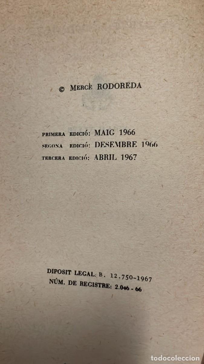 Libros de segunda mano: EL CARRER DE LES CAMELIES - M. RODOREDA - 1967 - Foto 2