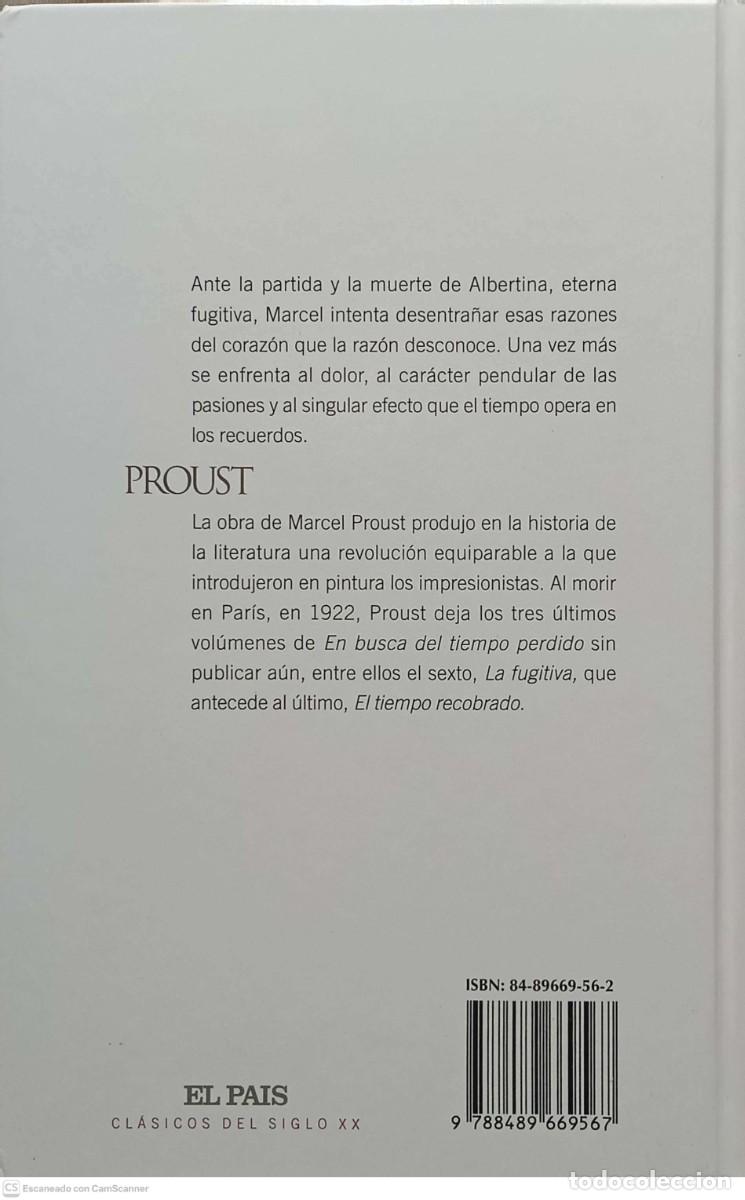 Libros de segunda mano: La fugitiva - Marcel Proust - Foto 2