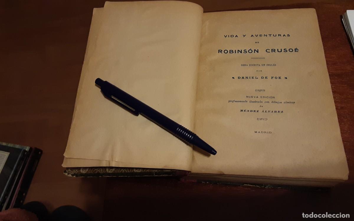 Libros de segunda mano: ROBINSON CRUSOE - DANIEL DEFOE - BIBLIOTECA DE MONOS - Foto 6