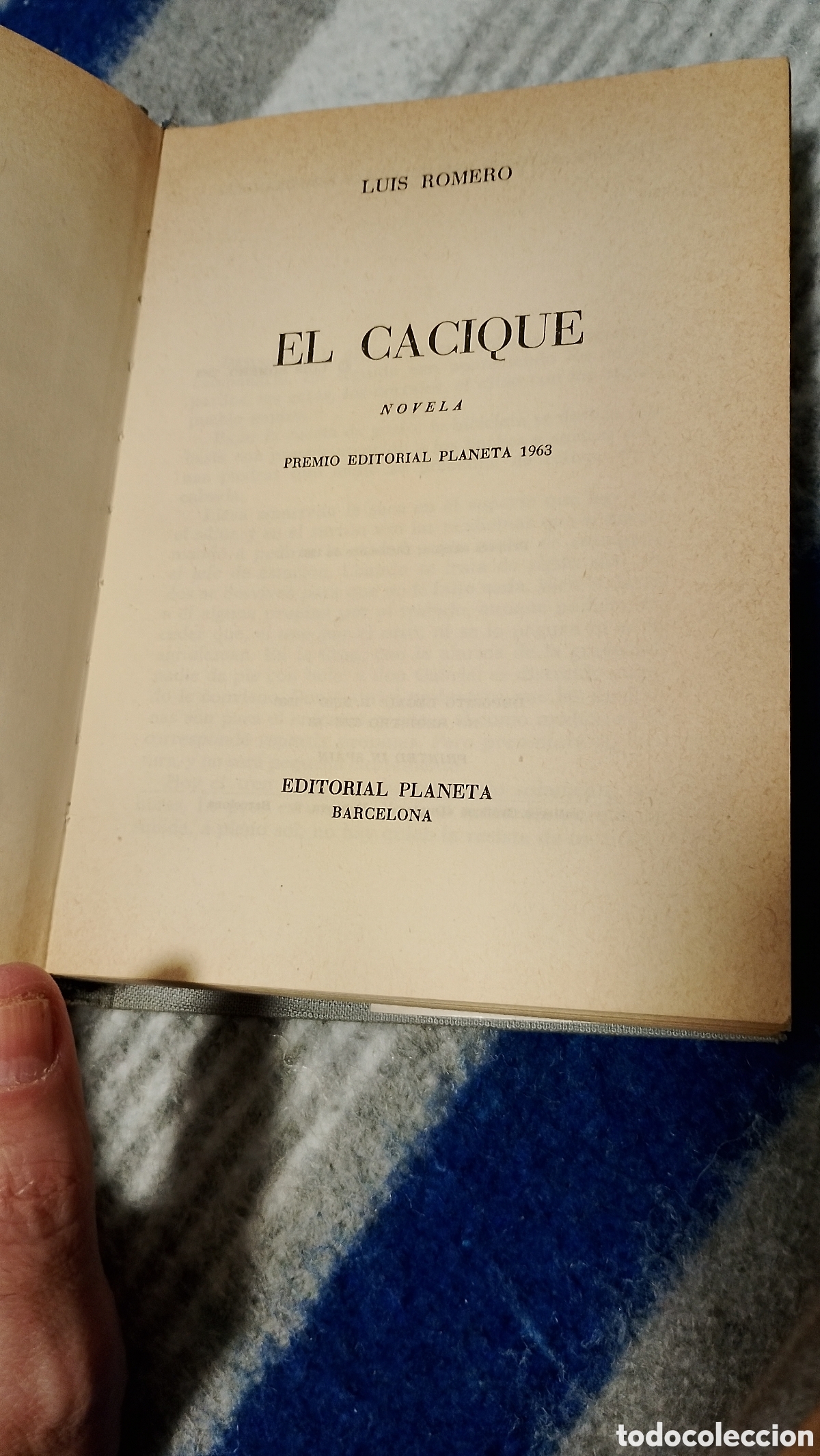 Libros de segunda mano: Libro el cacique de luis Romero - Foto 2