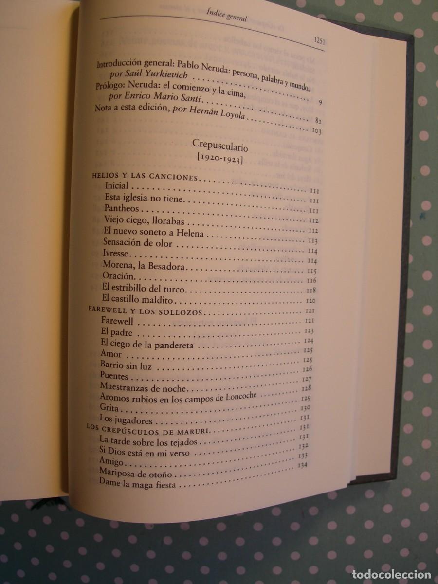 Libros de segunda mano: PABLO NERUDA / OBRAS COMPLETAS - Foto 2