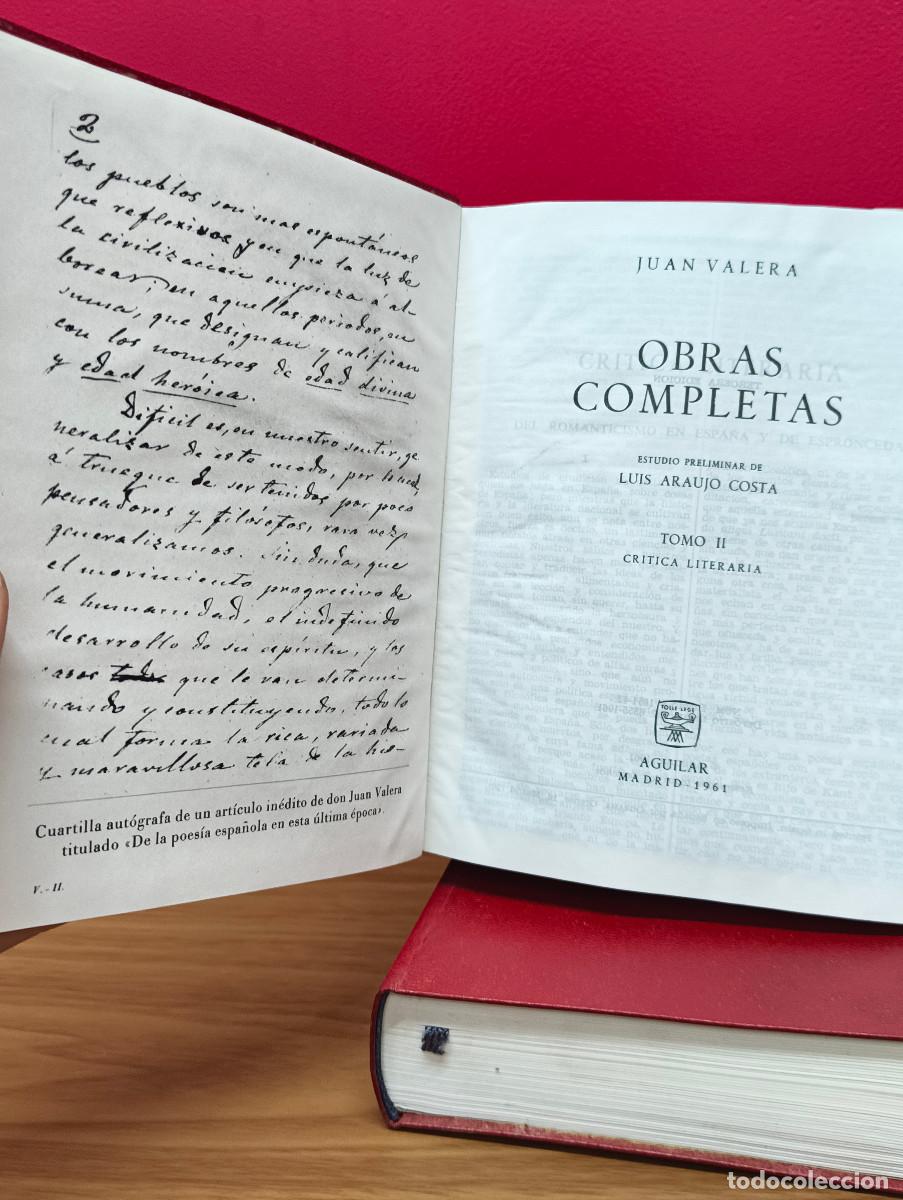 Libros de segunda mano: Obras completas (Tomo I y II) &ndash; Juan Valera - Foto 4