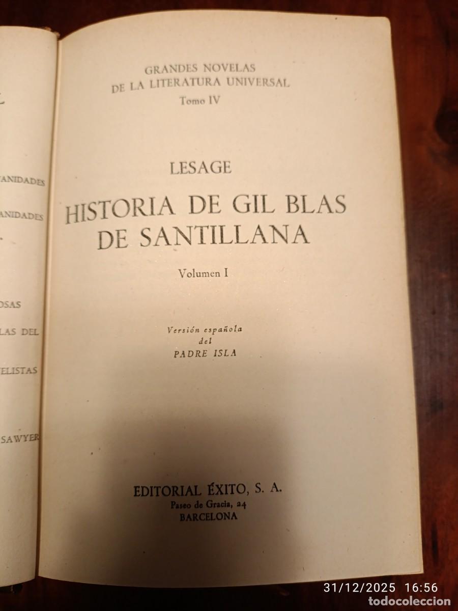 Libros de segunda mano: Lesage. Historia de Gil Blas de Santillana. 2 tomos - Foto 1