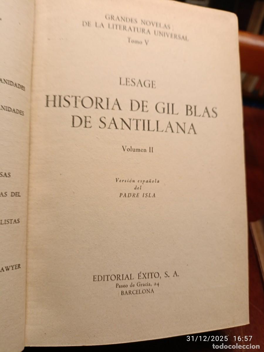 Libros de segunda mano: Lesage. Historia de Gil Blas de Santillana. 2 tomos - Foto 5