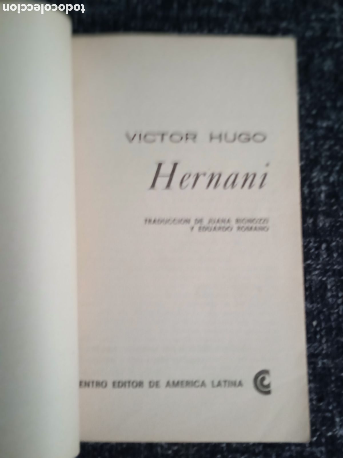 Libros de segunda mano: HERNANI. / VICTOR HUGO. - Foto 2