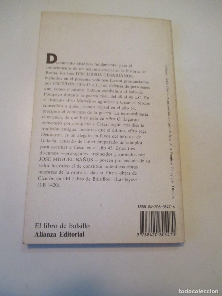 Libros de segunda mano: CICER&Oacute;N Discursos cesarianos W38125 - Foto 2