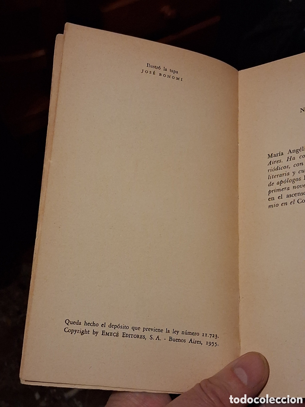 Libros de segunda mano: La muerte baja en el ascensor, Mar&iacute;a Angelica Bosco - Foto 3