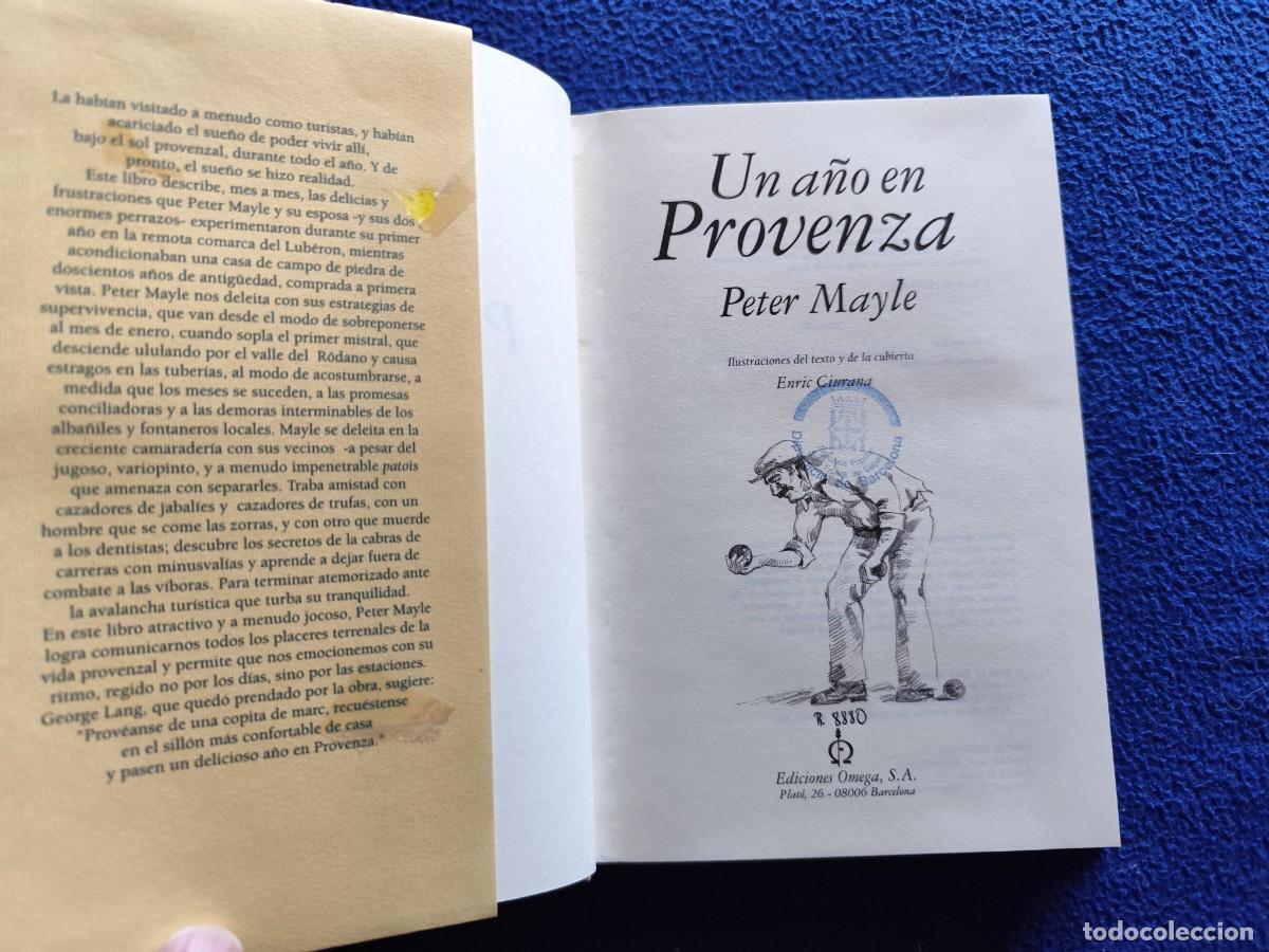 Libros de segunda mano: Un A&ntilde;o en Provenza Peter Mayle Ediciones Omega 1992 - Foto 6