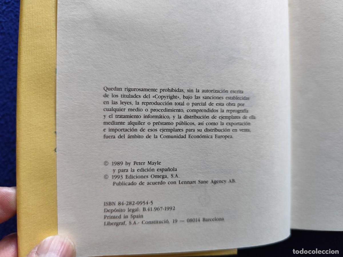 Libros de segunda mano: Un A&ntilde;o en Provenza Peter Mayle Ediciones Omega 1992 - Foto 7