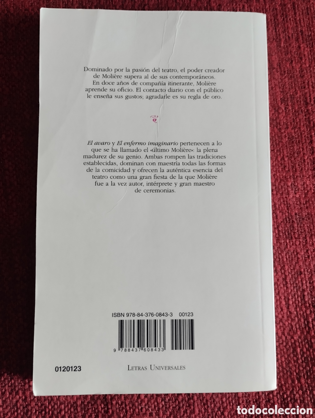 Libros de segunda mano: -El avaro-El enfermo imaginario.-Moli&egrave;re. - Foto 3
