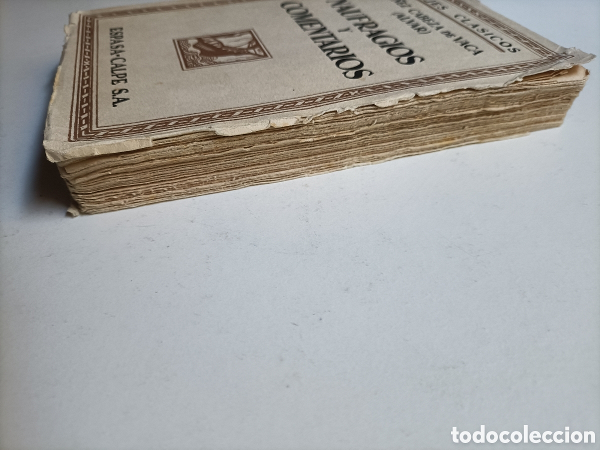 Libros de segunda mano: Naufragios y comentarios N&uacute;&ntilde;ez Cabeza de vaca ( Alvar ) - Foto 6