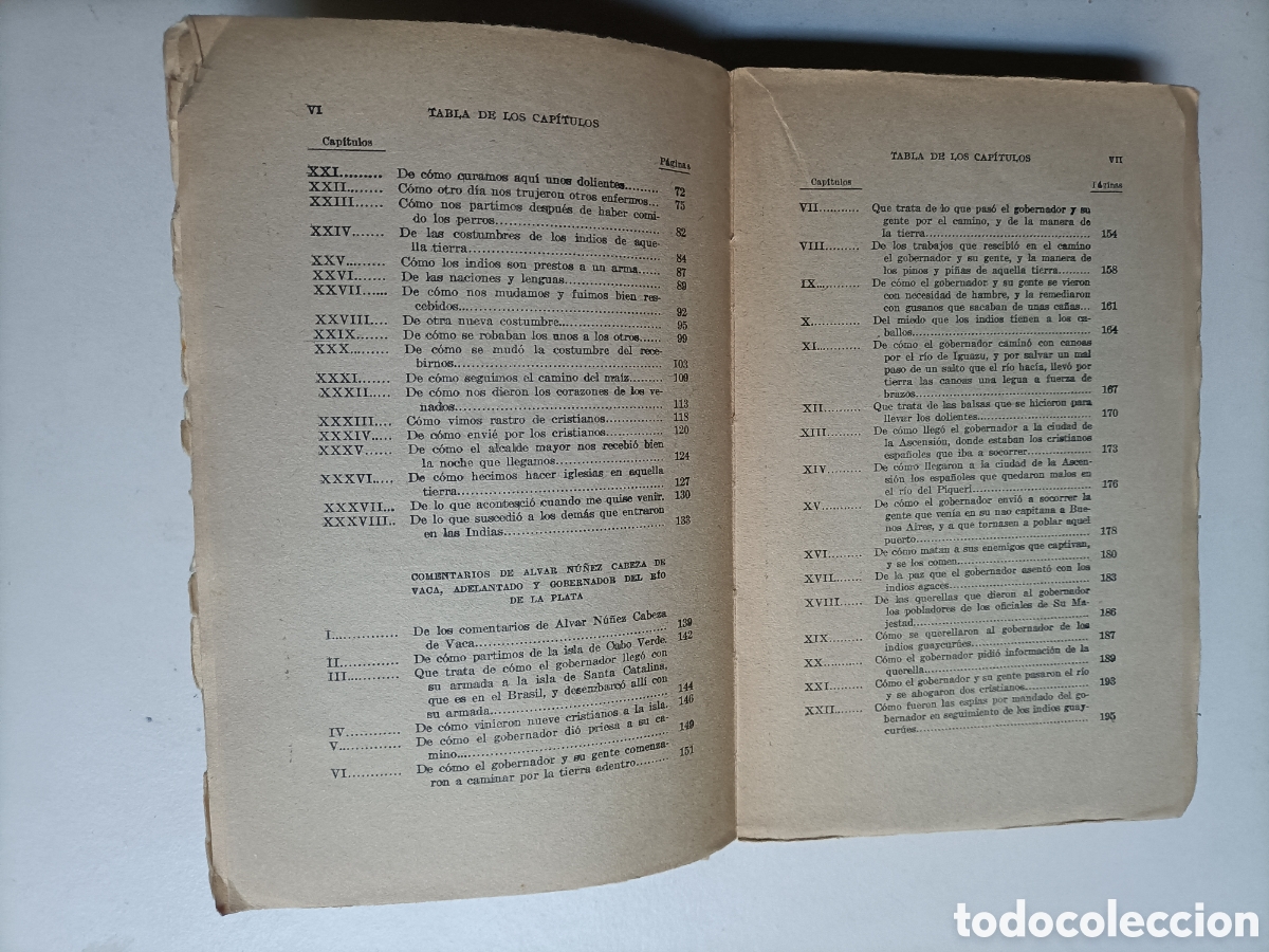 Libros de segunda mano: Naufragios y comentarios N&uacute;&ntilde;ez Cabeza de vaca ( Alvar ) - Foto 12
