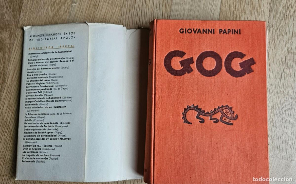 Libros de segunda mano: Giovanni Papini, Gog. - Foto 2