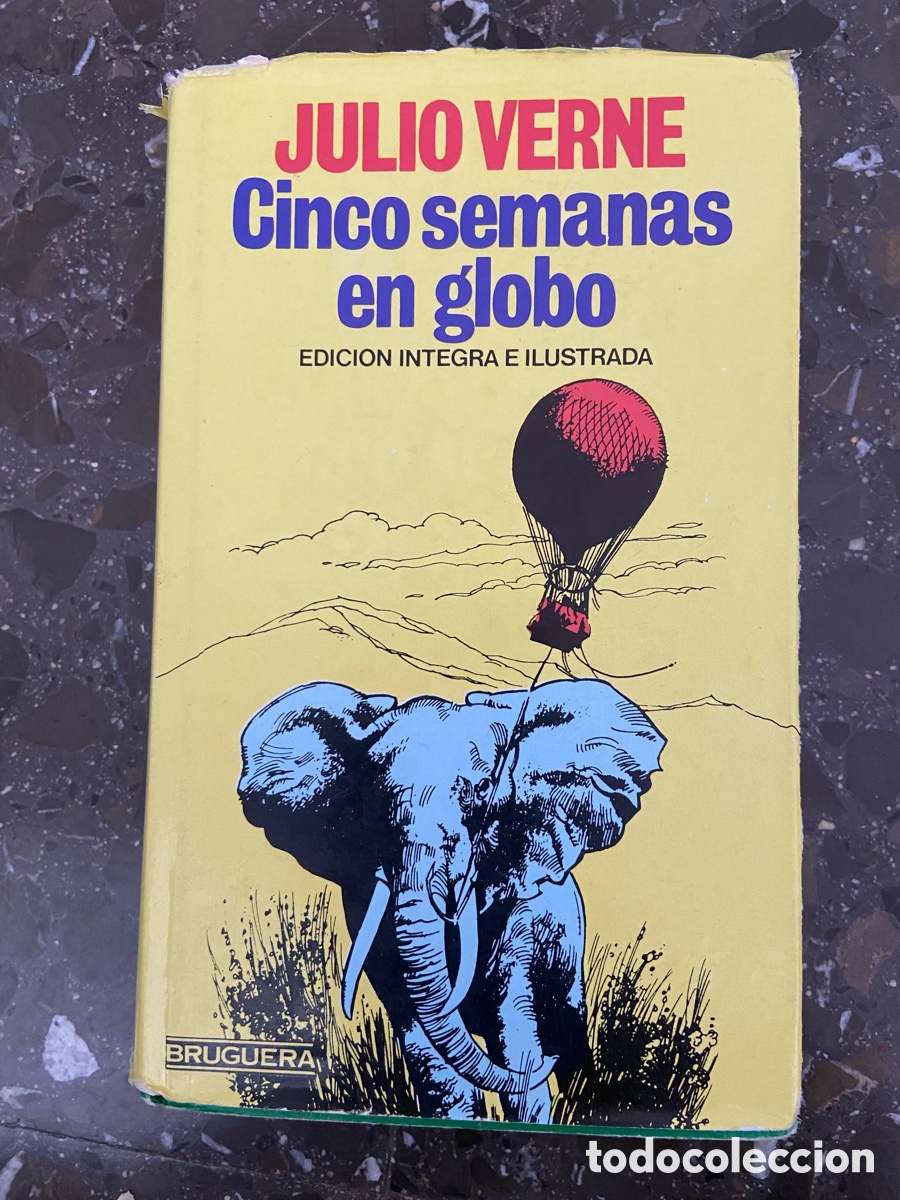 Libros de segunda mano: Libro Julio Verne: Cinco Semanas en Globo - Foto 1