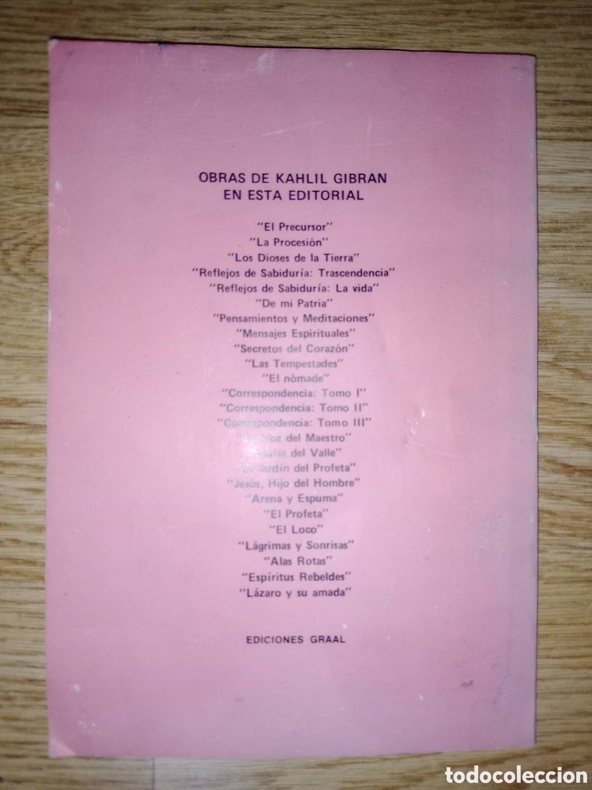 Libros de segunda mano: Toreteblanco la procesi&oacute;n kahlil gibran - Foto 2