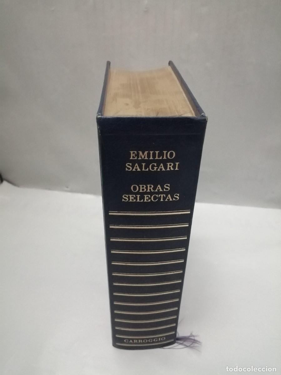 Libros de segunda mano: Emilio Salgari. Obras selectas (Primera edici&oacute;n, tapa dura) - Foto 3