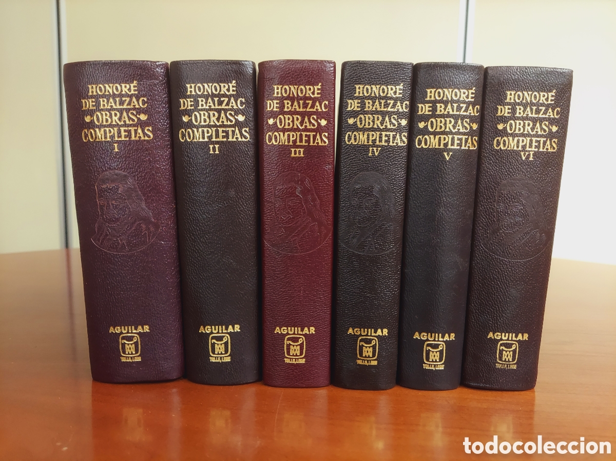 Libros de segunda mano: Honoré de Balzac, Obras Completas. 6 tomos (completa). Aguilar, 1967-1972.