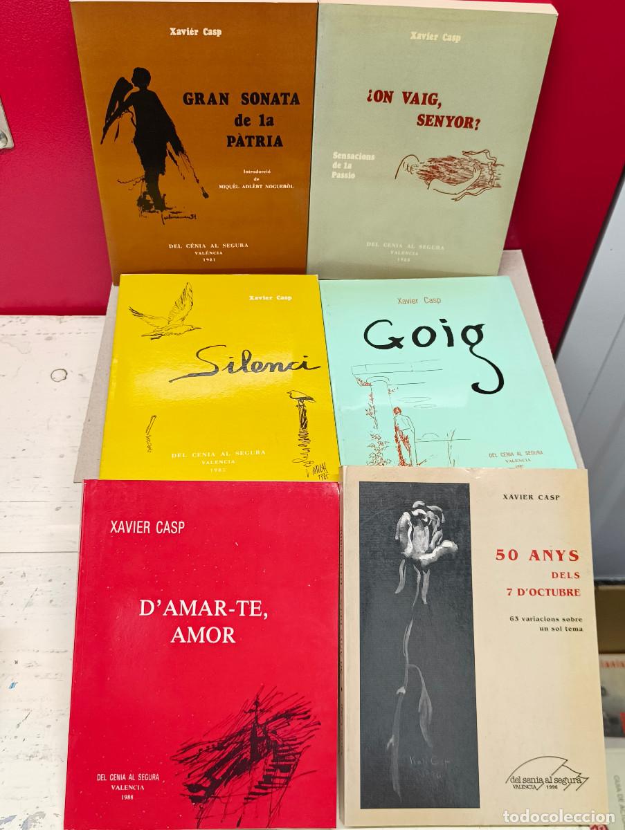 Libros de segunda mano: Lote Xavier Casp, Poesia, Identitat, Memoria - Foto 1