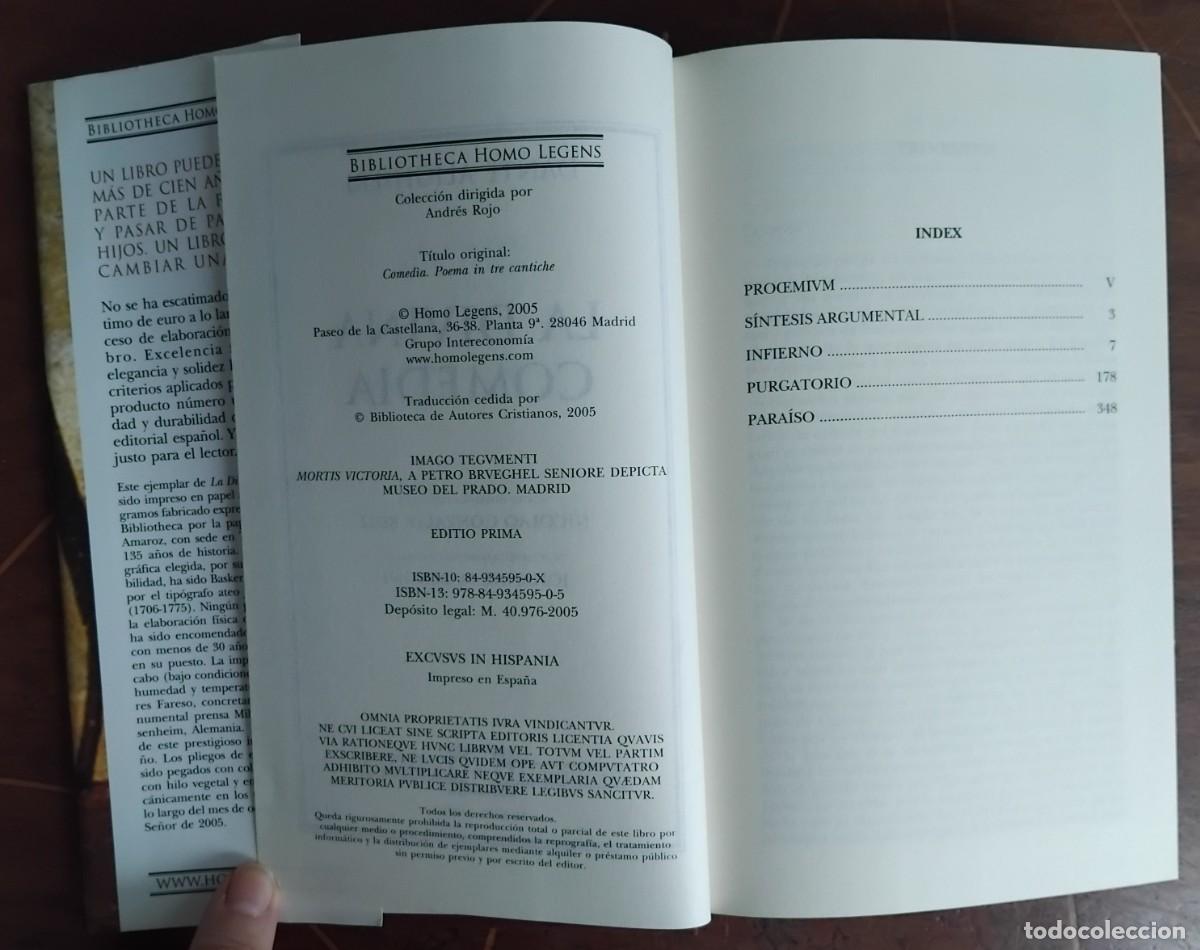 Libros de segunda mano: Dante LA DICINA COMEDIA - Foto 3