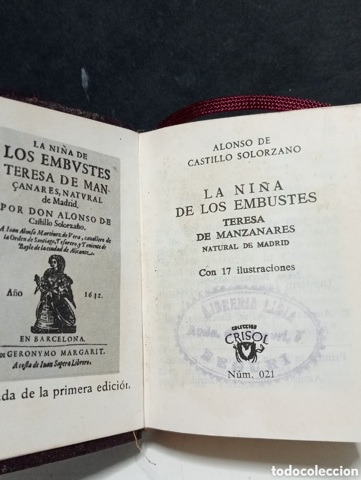 Libros de segunda mano: ALONSO DE CASTILLO SOLORZANO. LA NI&Ntilde;A DE LOS EMBUSTES. CRISOL N&Uacute;M. 21 - Foto 2