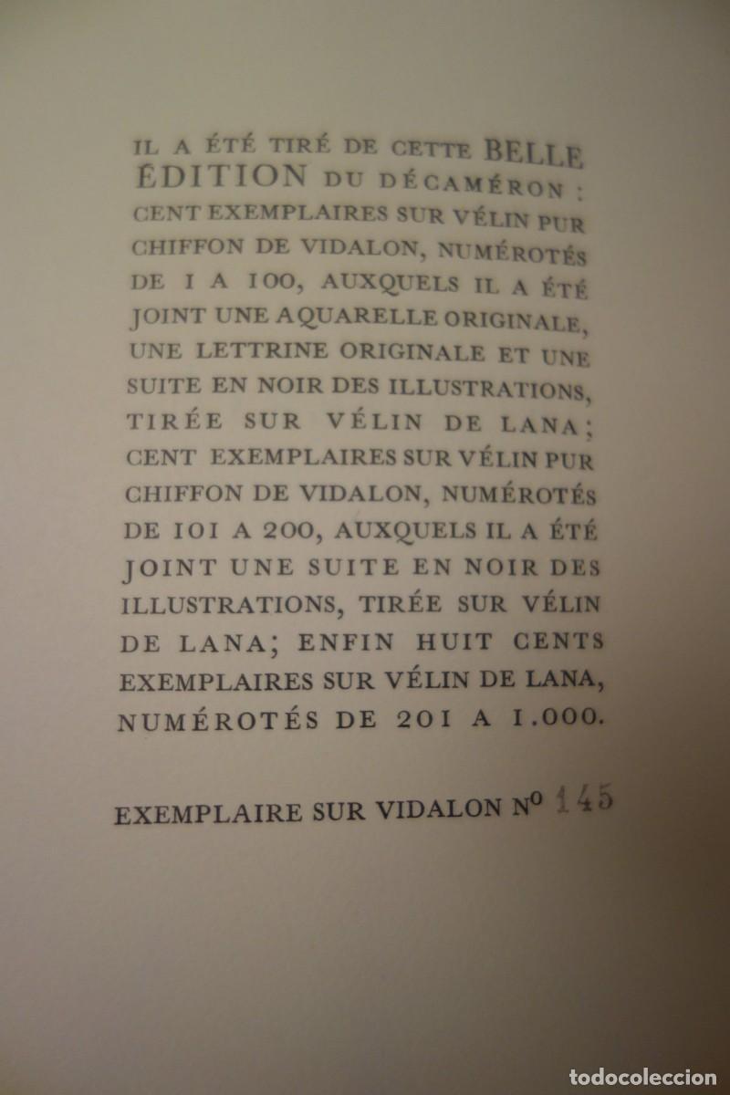Libros de segunda mano: Bocaccio / Illustrations de R. Serres - Le D&eacute;cam&eacute;ron - 1950 - Foto 6