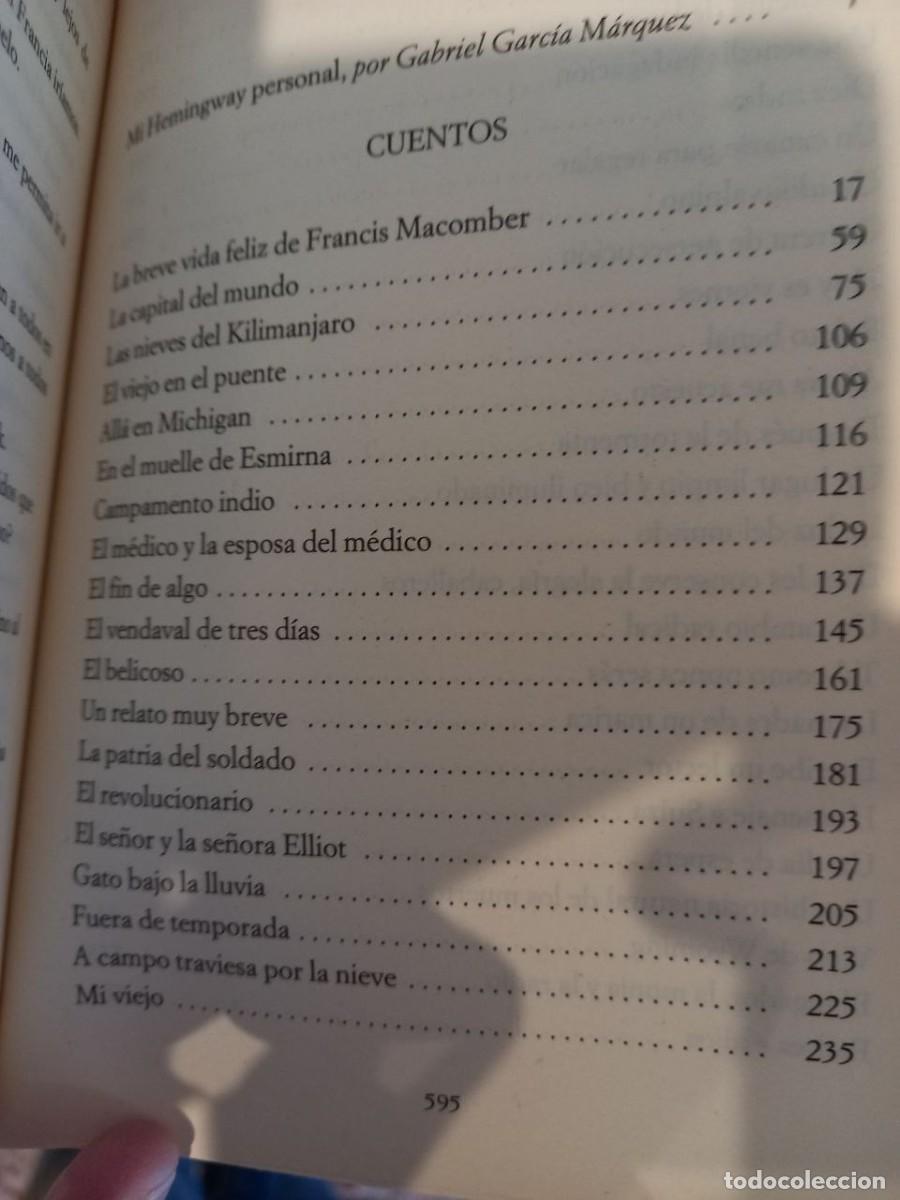 Libros de segunda mano: Ernest Hemingway Cuentos - Foto 1