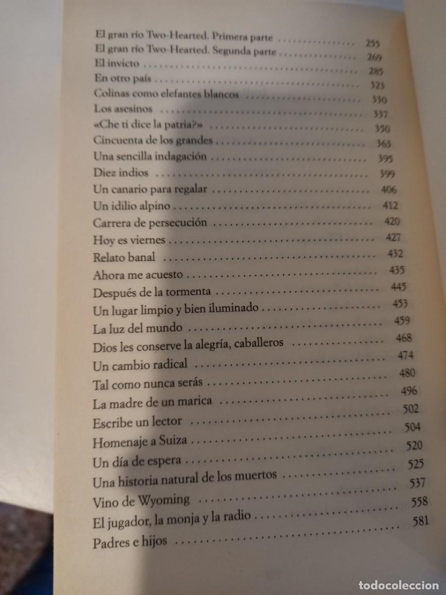 Libros de segunda mano: Ernest Hemingway Cuentos - Foto 2