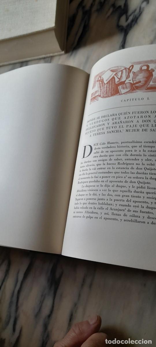 Libros de segunda mano: El ingenioso hidalgo Don Quijote de la Mancha. Dos tomos - Foto 11