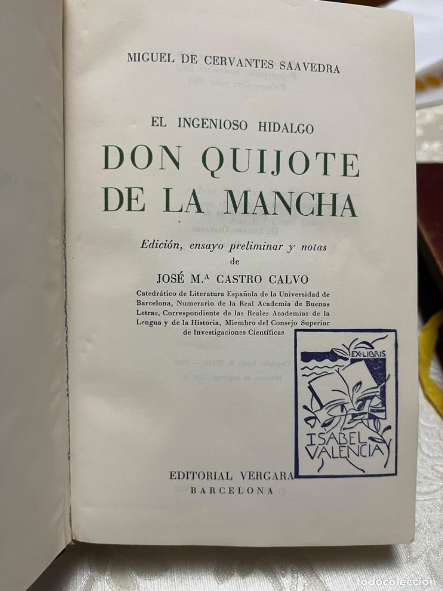 Libros de segunda mano: Cervantes, Miguel de.- Don Quijote de la Mancha - Foto 2