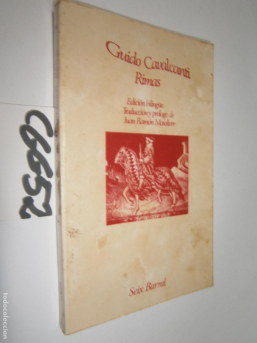 Libros de segunda mano: RIMAS - GUIDO CAVALCANTI - Foto 1