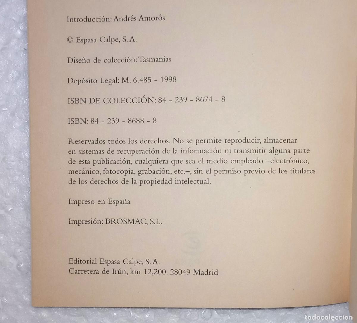 Libros de segunda mano: JUAN VALERA - PEPITA JIM&Eacute;NEZ - COL. CENTENARIO - ESPASA, 1998 - Foto 4