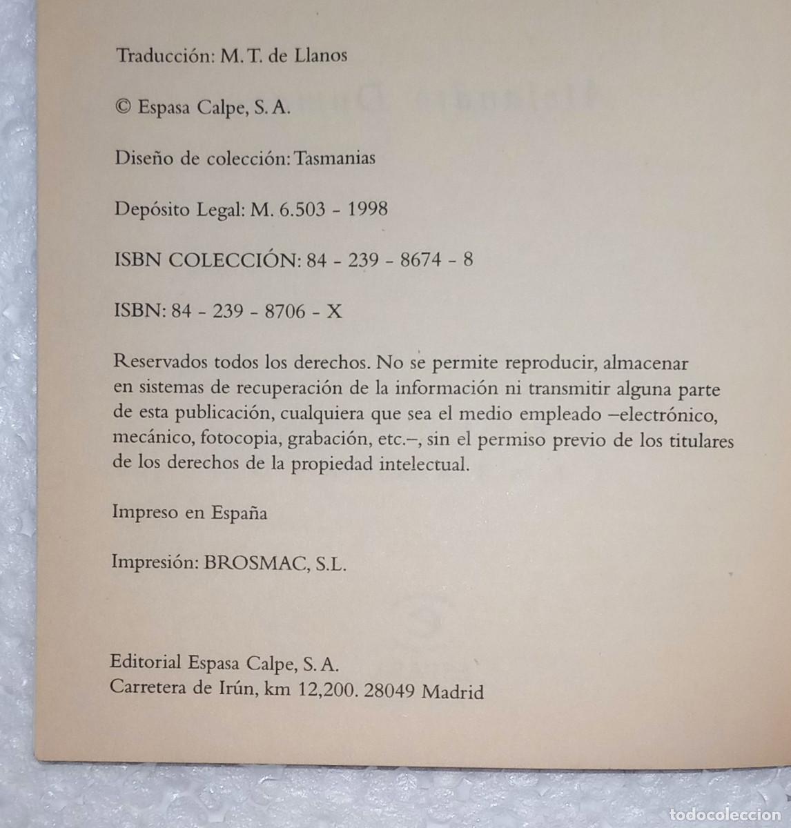 Libros de segunda mano: ALEJANDRO DUMAS - LA DAMA DE LAS CAMELIAS - COL. CENTENARIO - ESPASA, 1998 - Foto 4