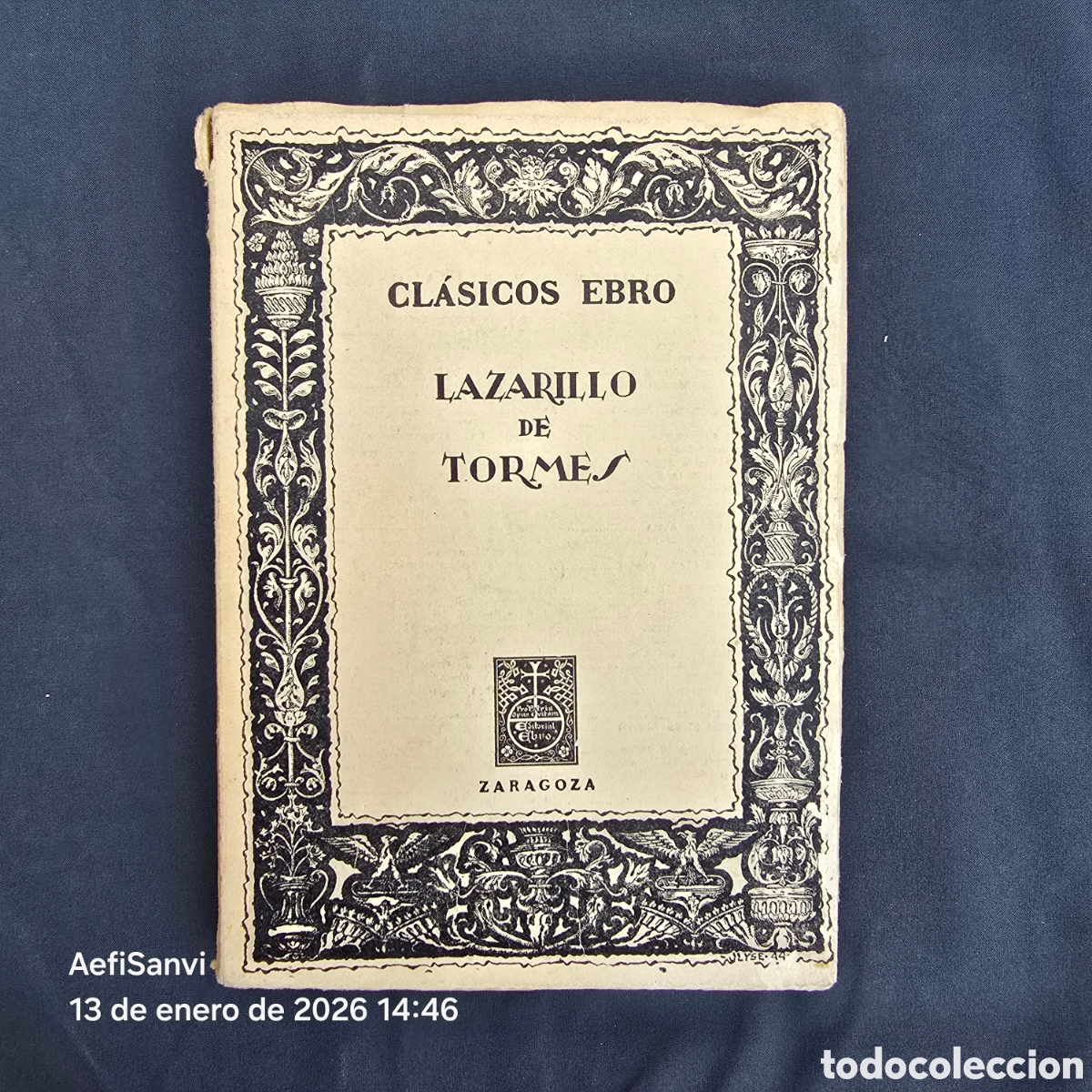 Libros de segunda mano: LAZARILLO DE TORMES (CL&Aacute;SICOS EBRO) - Foto 1