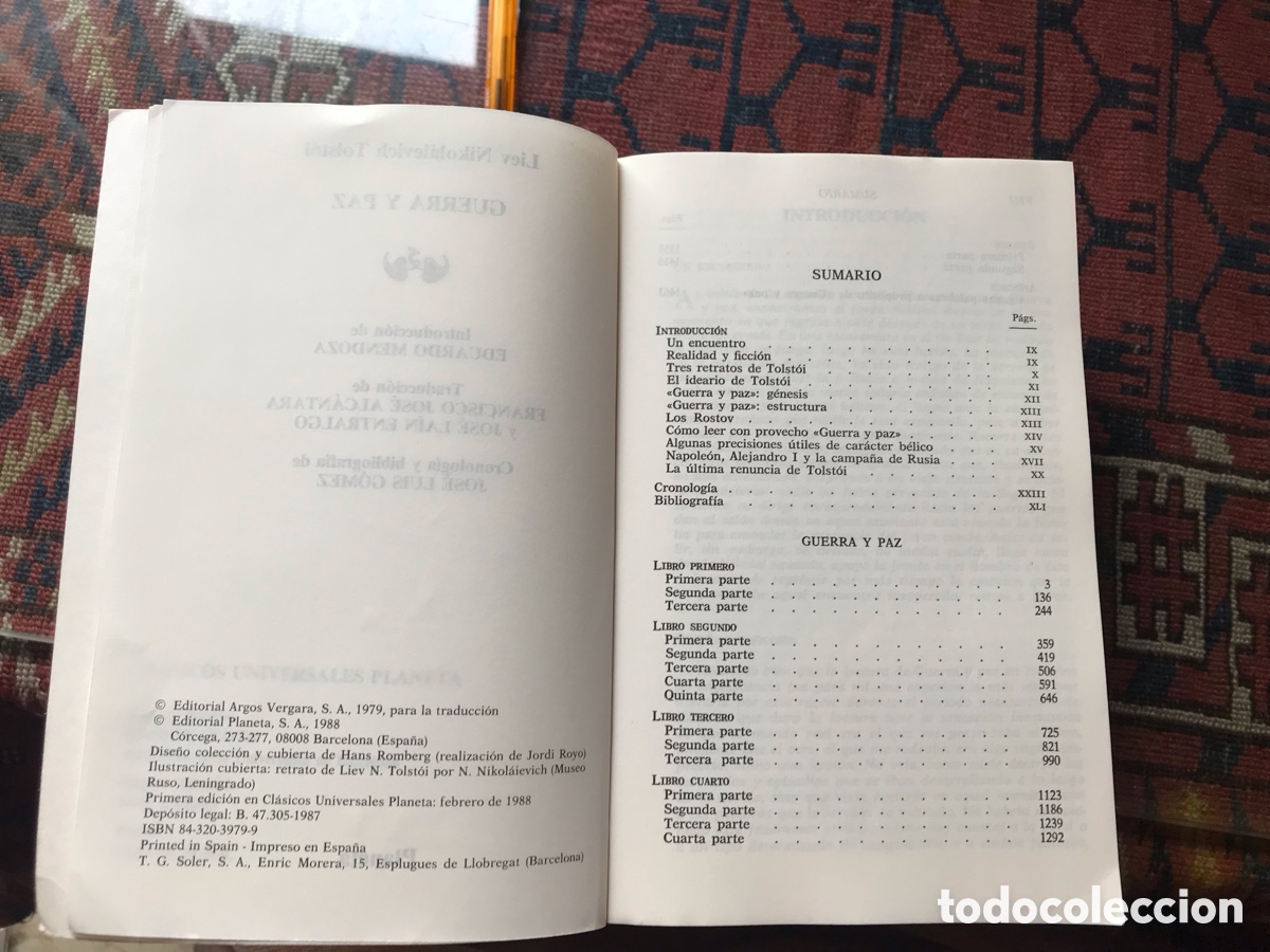 Libros de segunda mano: Guerra y paz. Tolst&oacute;i. Planeta - Foto 5