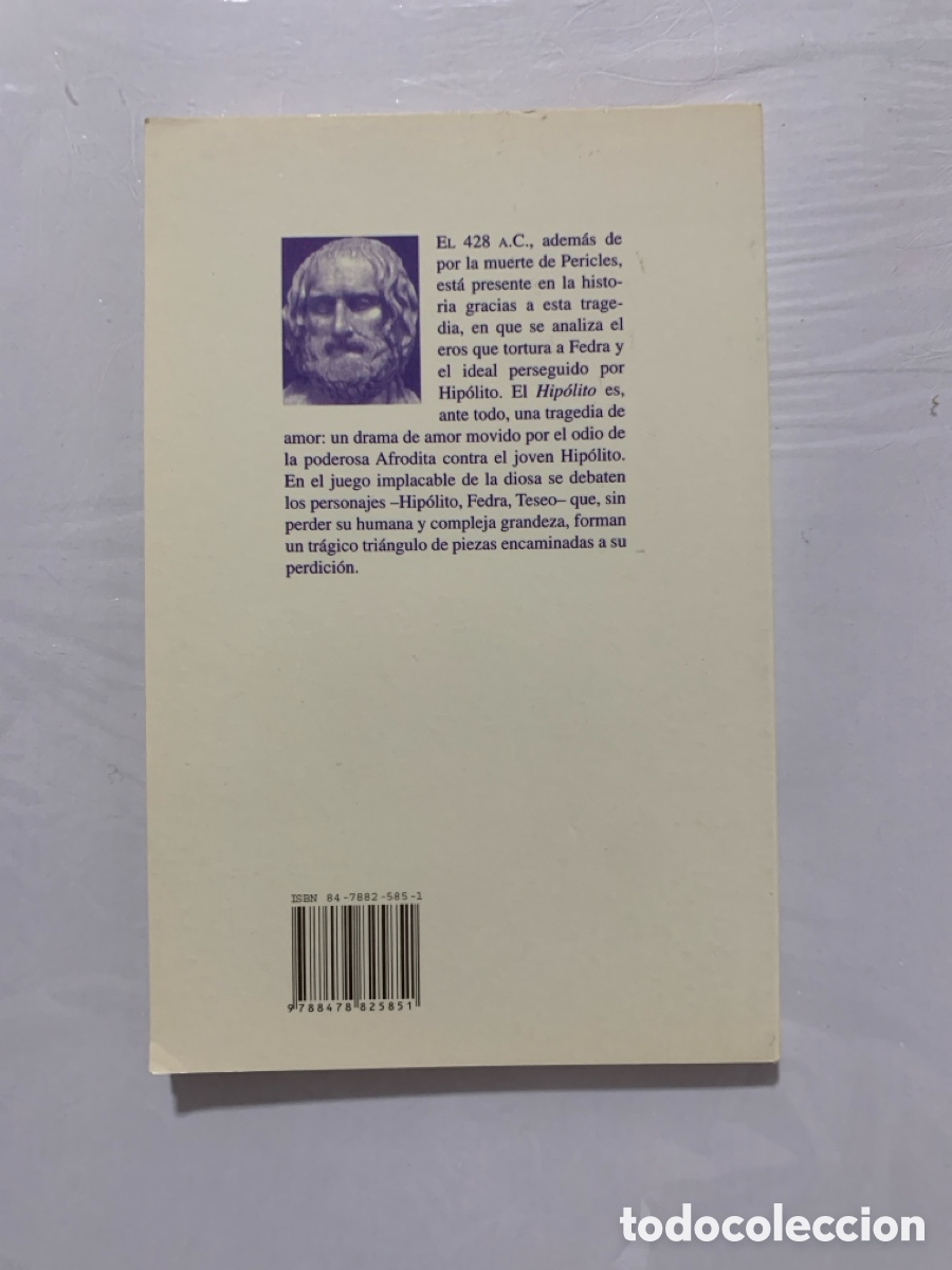 Libros de segunda mano: Hip&oacute;lito, de Eur&iacute;pides - Foto 2