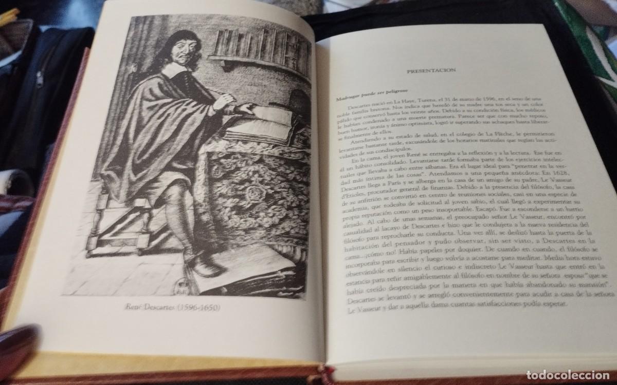 Libros de segunda mano: Libro en edici&oacute;n facs&iacute;mil de lujo Tratado del hombre de Descartes - Foto 3