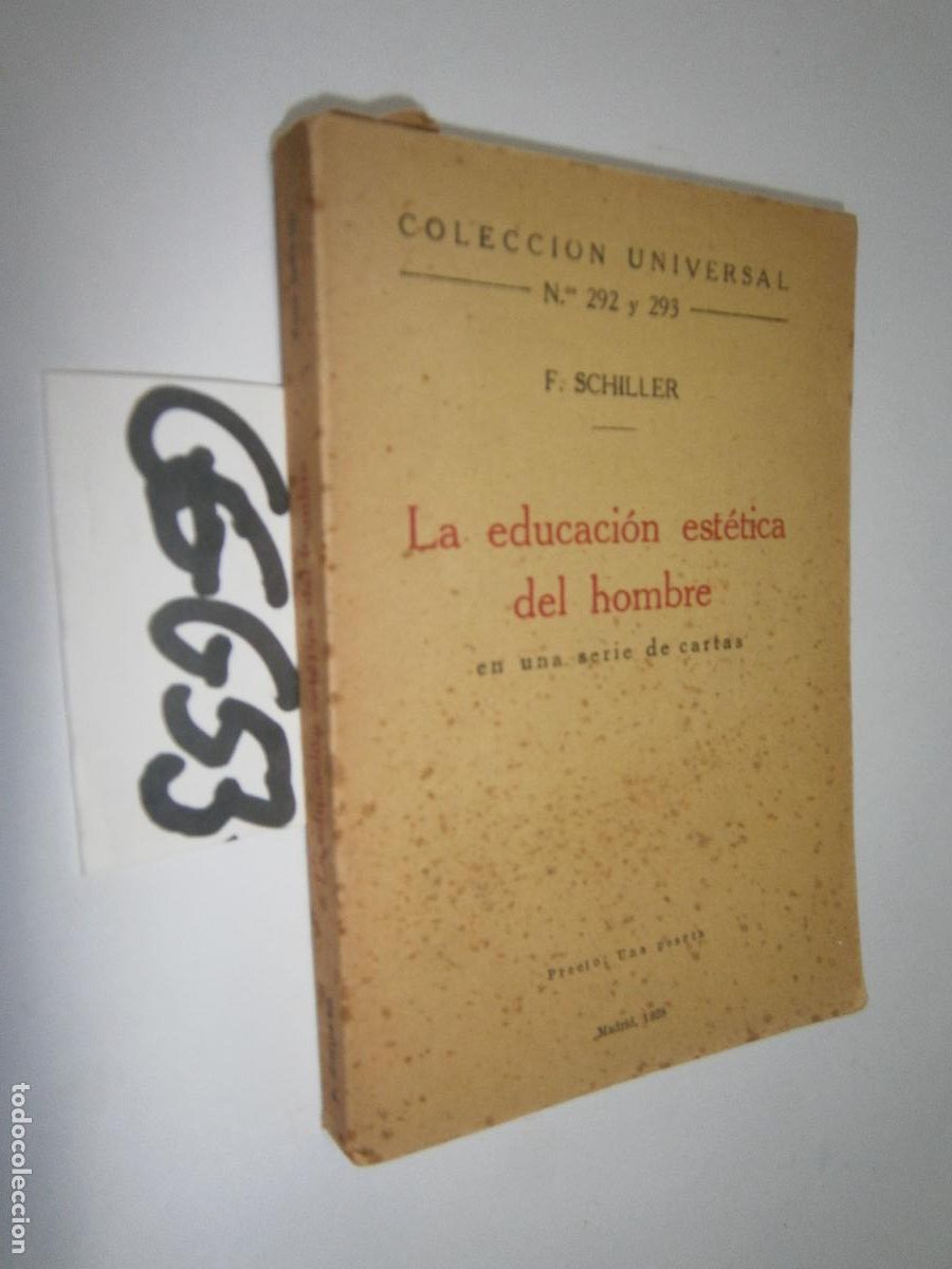 Libros de segunda mano: LA EDUCACION ESTETICA DEL HOMBRE - Foto 1