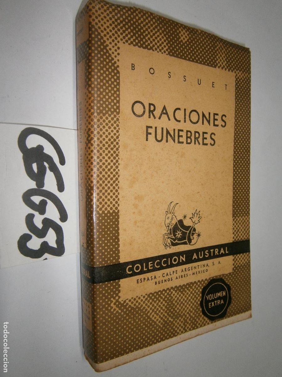 Libros de segunda mano: ORACIONES FUNEBRES -- - Foto 1