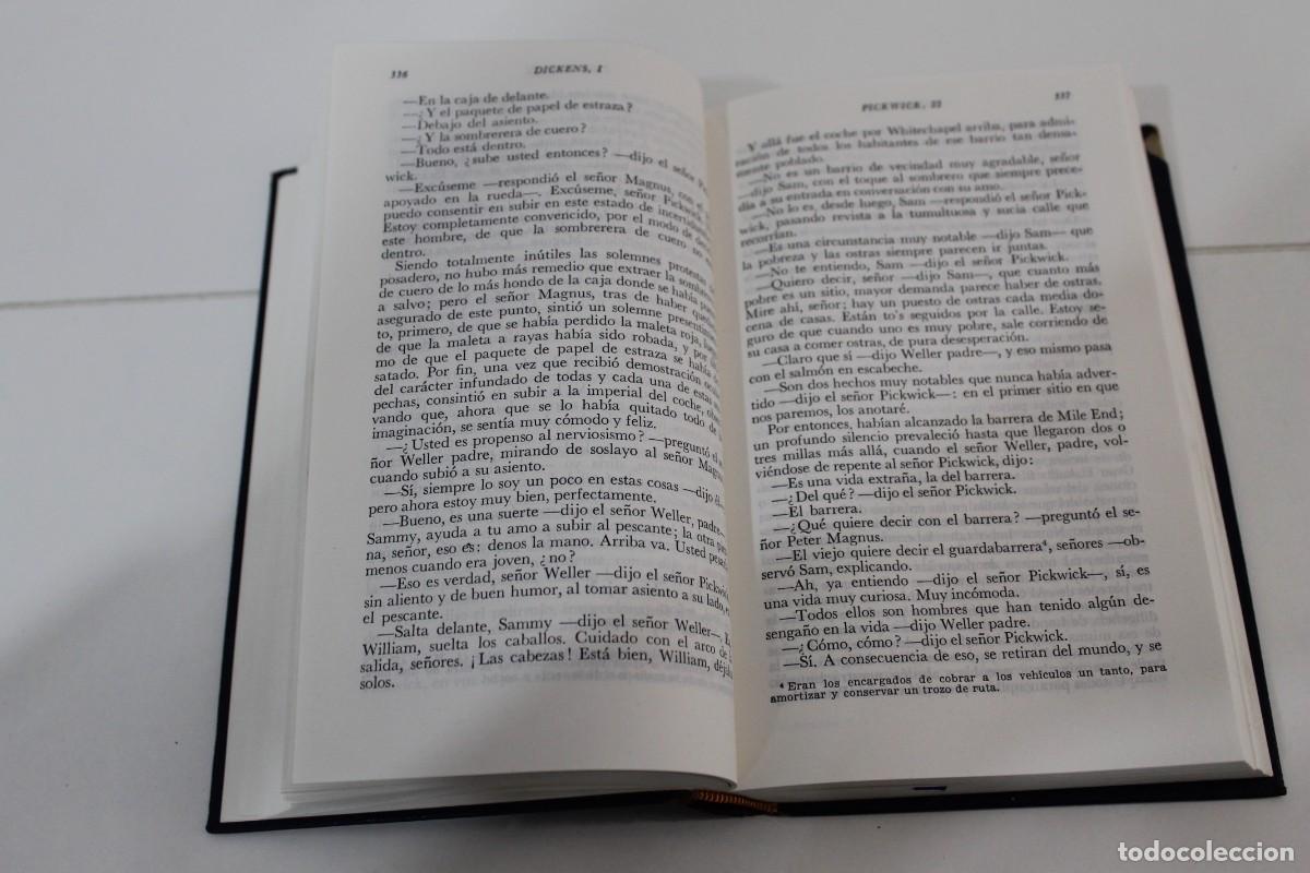 Libros de segunda mano: CHARLES DICKENS OBRAS I LOS DOCUMENTOS P&Oacute;STUMOS DEL CLUB PICKWICK 1963 - Foto 4