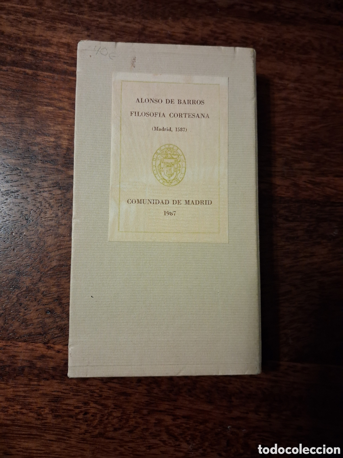 Libros de segunda mano: Filosof&iacute;a cortesana, Alonso de Barros - Foto 1