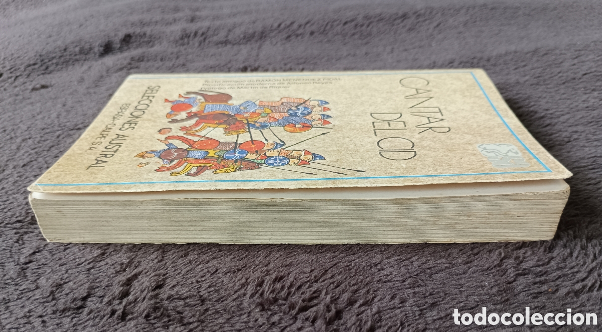 Libros de segunda mano: Libro - CANTAR DEL CID (An&oacute;nimo) Editorial&nbsp;Espasa-Calpe, 1978. Buen estado en general - Foto 7