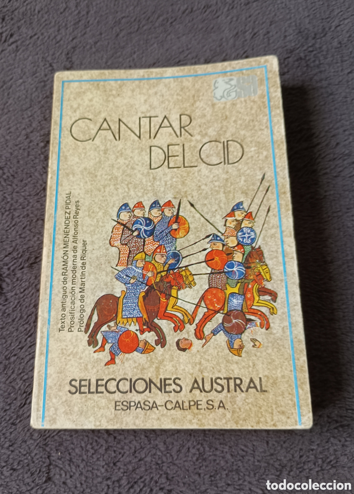 Libros de segunda mano: Libro - CANTAR DEL CID (An&oacute;nimo) Editorial&nbsp;Espasa-Calpe, 1978. Buen estado en general - Foto 1
