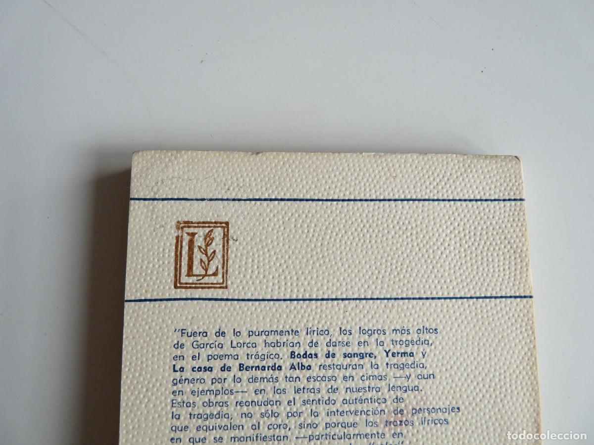 Libros de segunda mano: Bodas de sangre Federico Garc&iacute;a Lorca Ref: 3-341 - Foto 4
