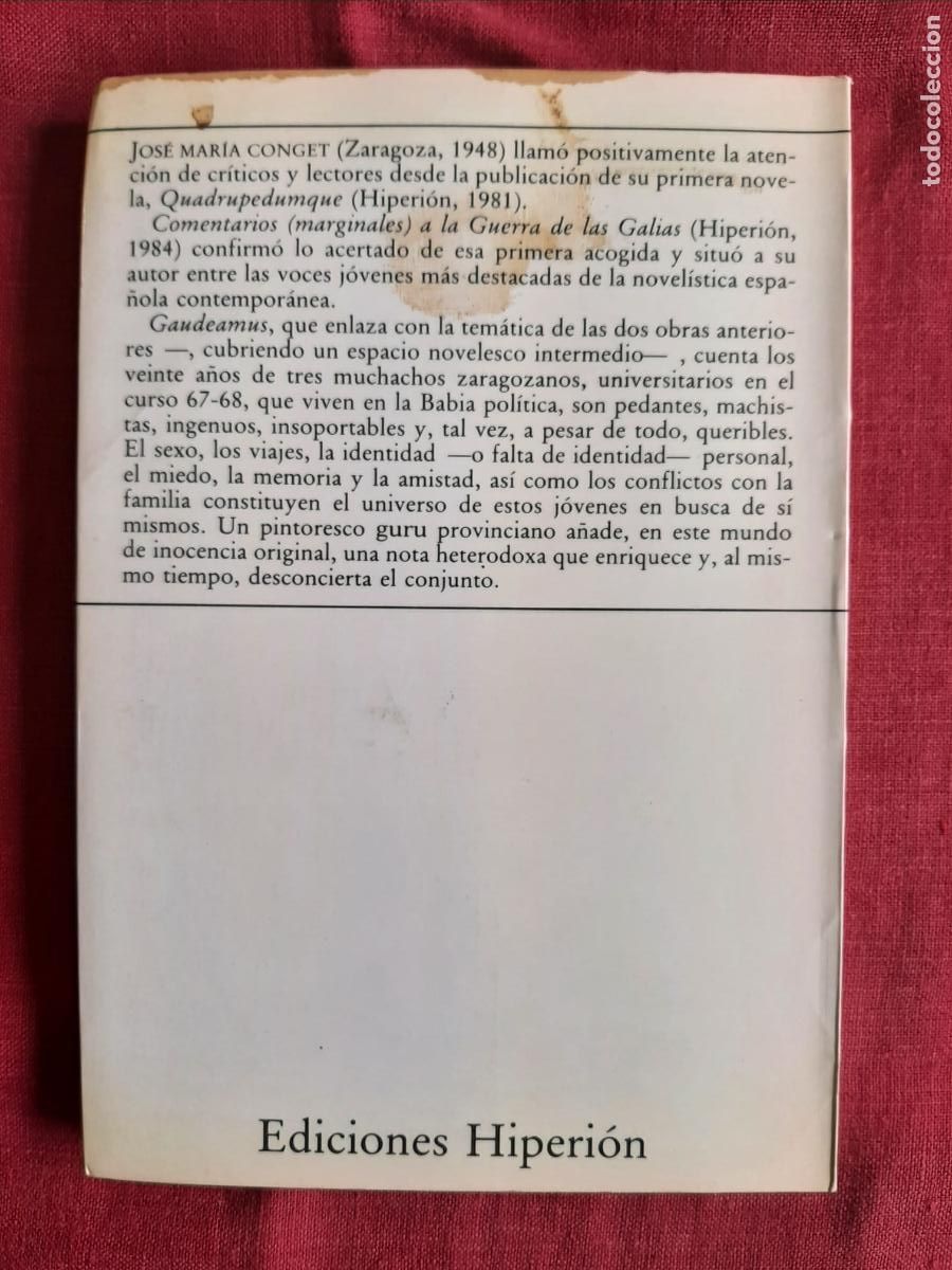 Libros de segunda mano: Gaudeamus - Conget, Jos&eacute; Mar&iacute;a - Foto 2