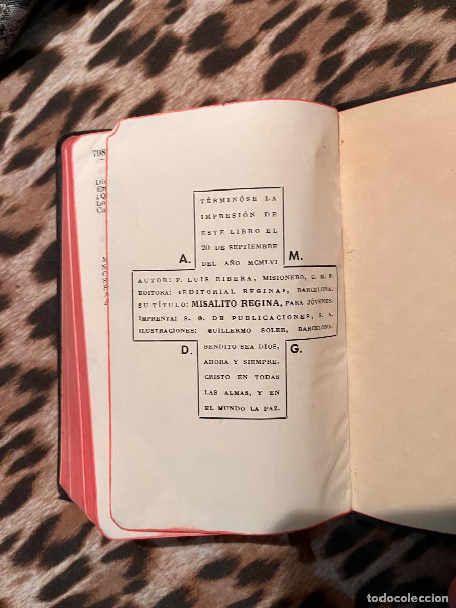 Libros de segunda mano: Misalito Regina a&ntilde;o 1952 - Foto 3