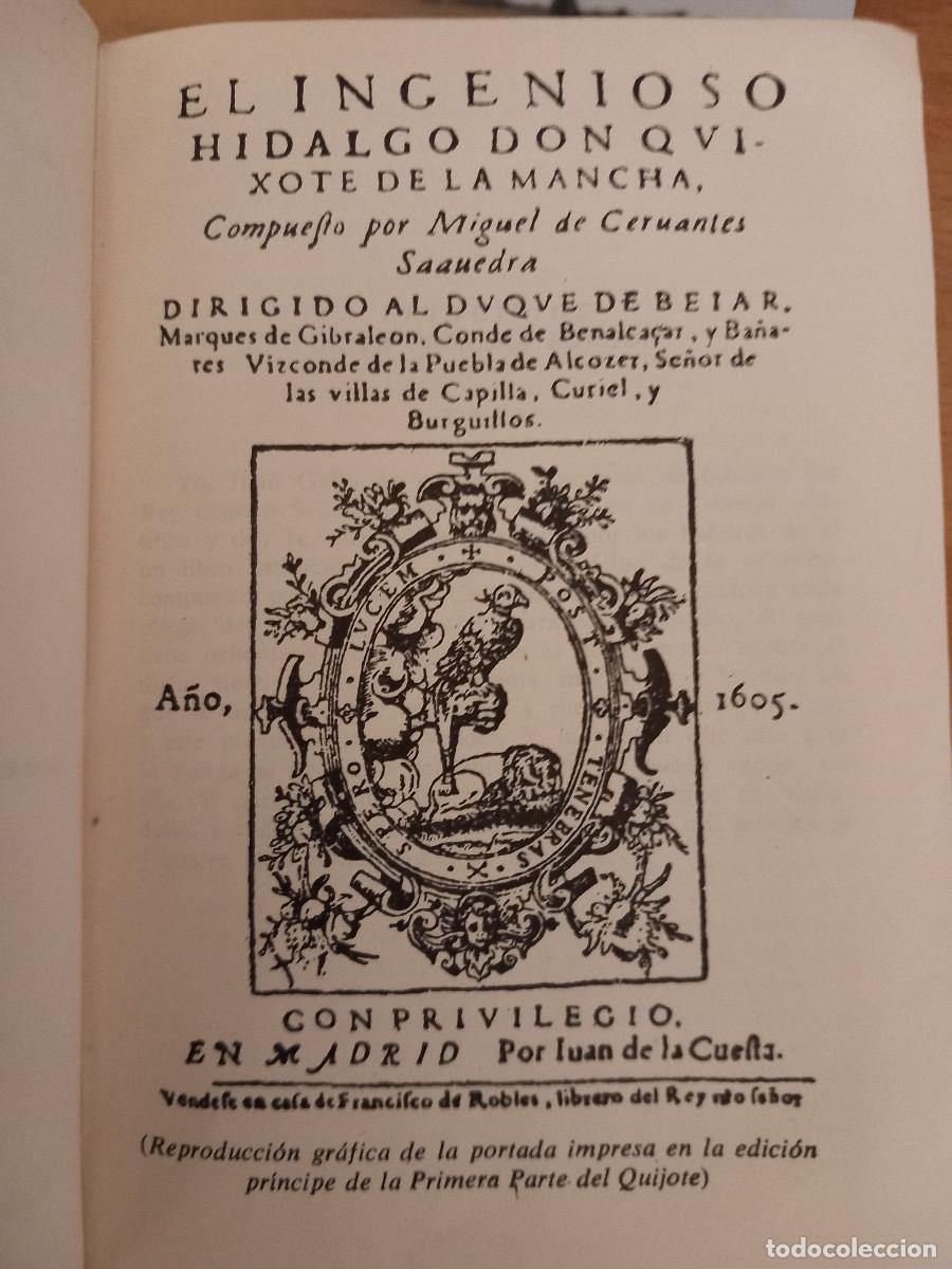 Libros de segunda mano: Don Quijote de la Mancha, - Foto 2
