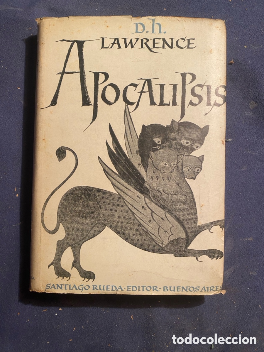 Libros de segunda mano: D,H,LAWRENCE: - APOCALIPSIS - (SANTIAGO RUEDA, 1947) - Foto 1