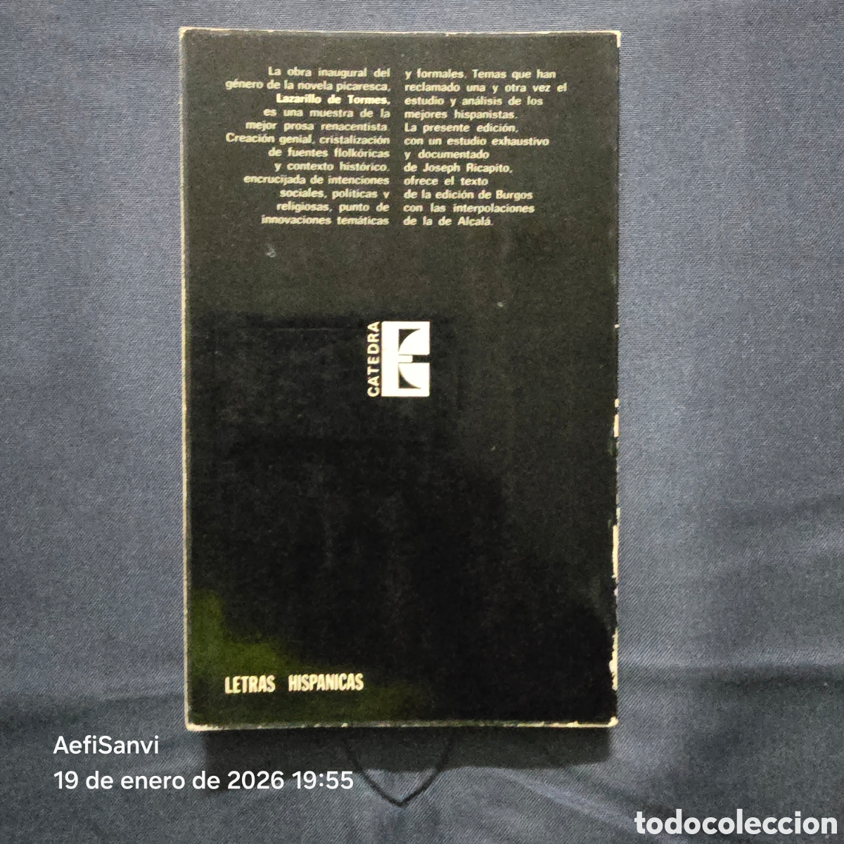 Libros de segunda mano: LAZARILLO DE TORMES (CATEDRA, LETRAS HISP&Aacute;NICAS) - Foto 2